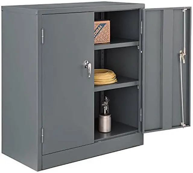 Main image of Unassembled Counter Height Cabinet, 36x18x42, Gray