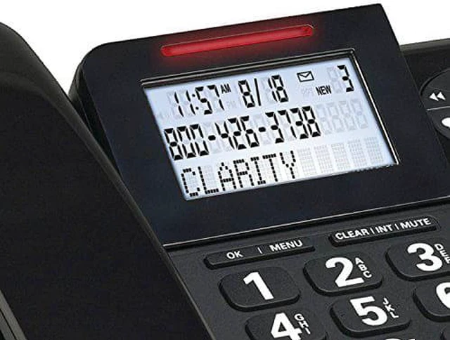 Alt view image 6 of 7 - clarity e814cc amplified corded/cordless combo with answering machine