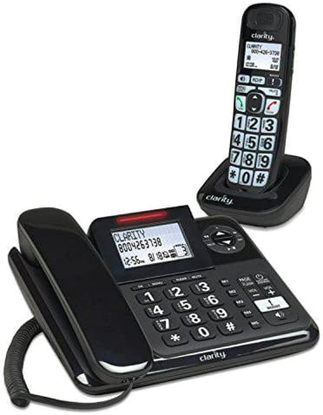 Alt view image 7 of 7 - clarity e814cc amplified corded/cordless combo with answering machine