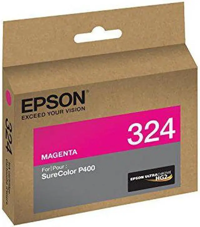 Alt view image 7 of 11 - Epson UltraChrome 324 Original Ink Cartridge Magenta T324320