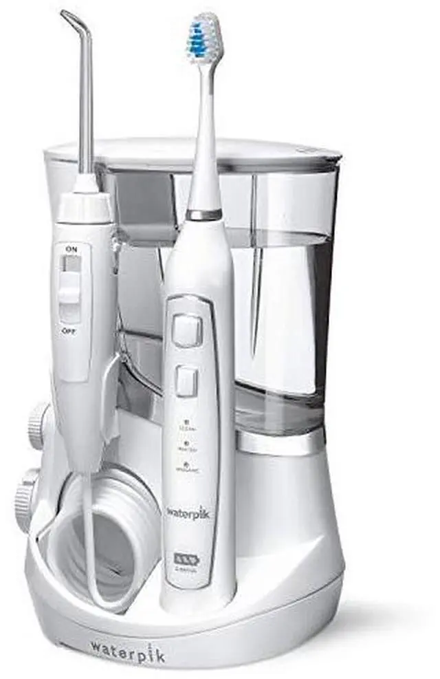 Alt view image 13 of 15 - Waterpik Complete Care 5.0 Toothbrush & Water Flosser white