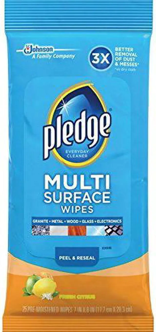 Alt view image 13 of 14 - Diversey Inc Surface Cleaning Wipes 25/PK 7"x8" Citrus Scent 644080EA