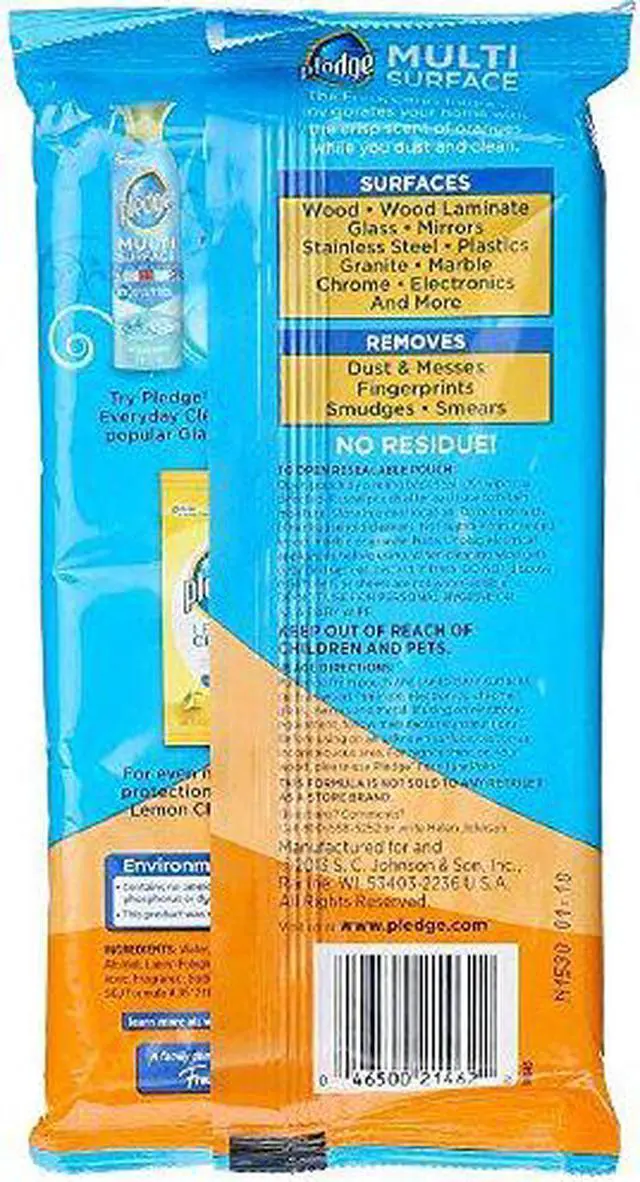 Alt view image 14 of 14 - Diversey Inc Surface Cleaning Wipes 25/PK 7"x8" Citrus Scent 644080EA