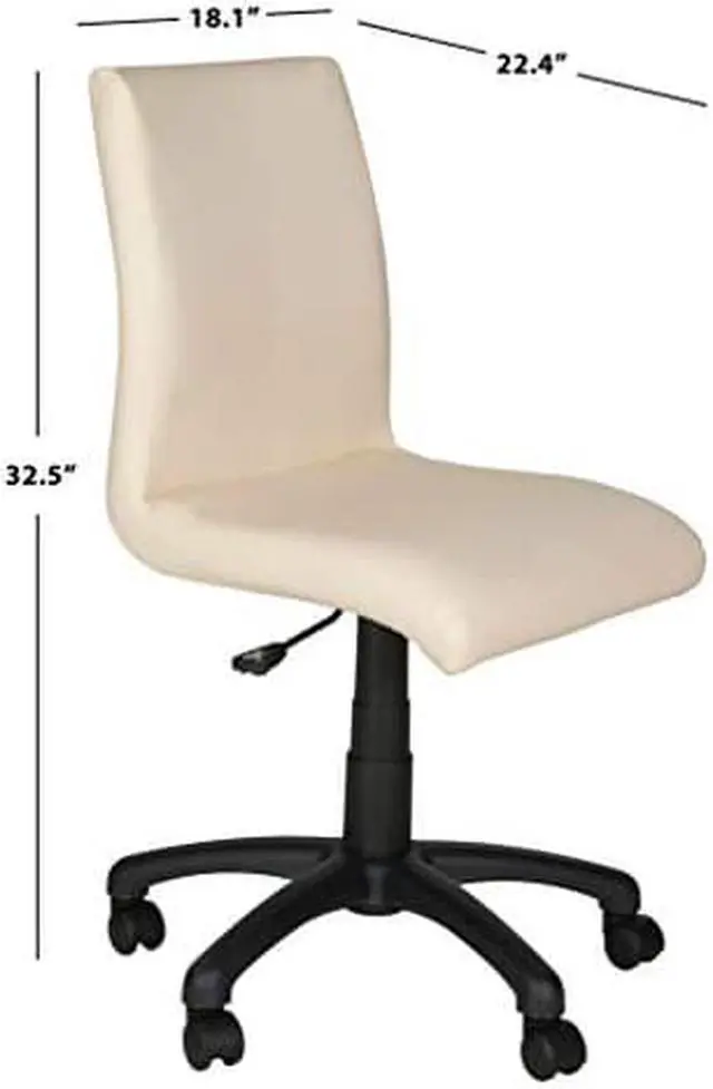 Alt view image 3 of 4 - Safavieh Home Collection Hal Brown Desk Chair