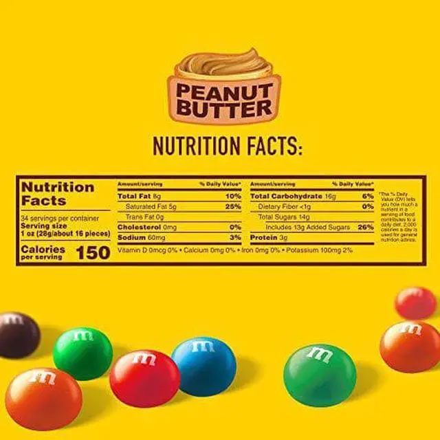 Alt view image 5 of 13 - Chocolate Candies Peanut Butter 38 oz Resealable Bag MMM55085