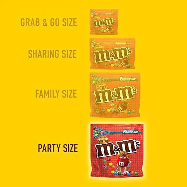 Alt view image 6 of 13 - Chocolate Candies Peanut Butter 38 oz Resealable Bag MMM55085