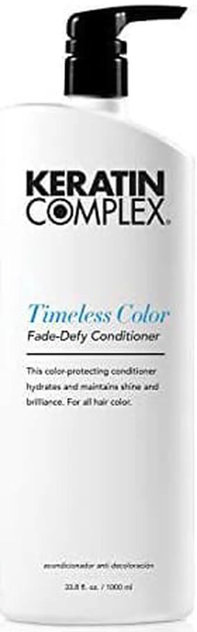 Alt view image 3 of 5 - Timeless Color Fade Defy Conditioner by Keratin Complex for Unisex - 33.8 oz Conditioner