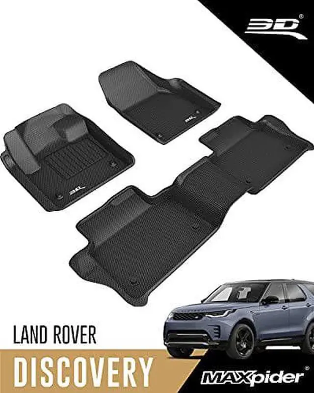 Alt view image 3 of 3 - 3D MAXpider LAND ROVER DISCOVERY SPORT 5-SEAT 2020-2022 KAGU BLACK R1 R2