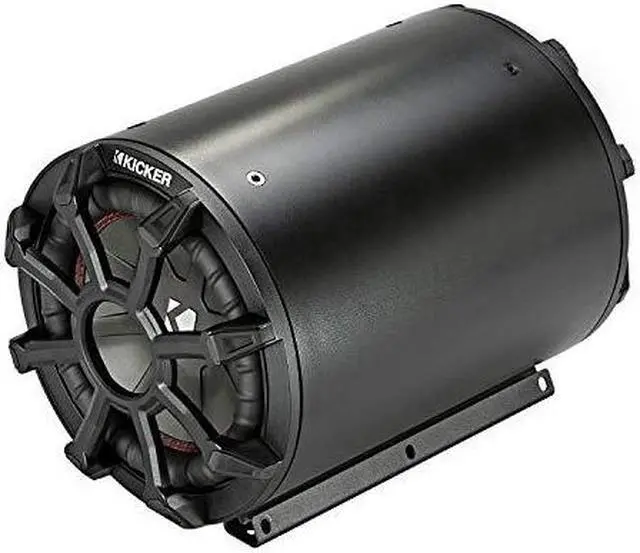 Alt view image 12 of 14 - Kicker CWTB 10 Inch Ultra Deep Loaded Trunk Mounted Tube Sub Speakers, Black