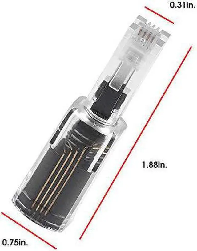 Alt view image 3 of 7 - Power Gear Telephone Cord Detangler, Tangle-Free 360 Degree Rotation, Plug into Landline Phone Handset, For Use in Home or Office, All Brands, Black, 27637