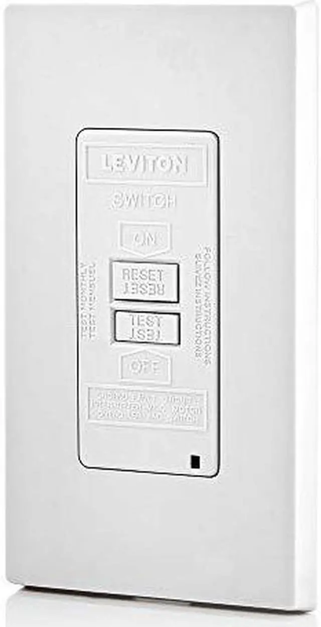 Alt view image 4 of 6 - Leviton GFRBF-W Blank GFCI, 20 Amp, 120V, White