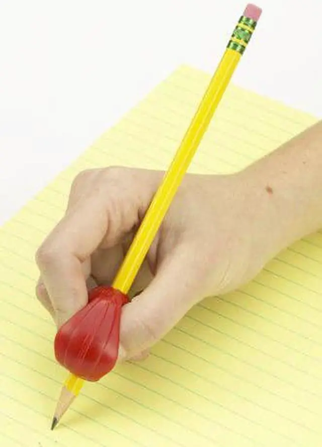 Alt view image 2 of 5 - The Pencil Grip Neon Crossover Grip Ergonomic Training Gripper for Righties and Lefties, 12 Assorted Colors (TPG-18012)