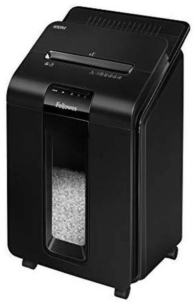 Alt view image 19 of 20 - Fellowes Auto Feed Micro-Cut Shredder, 100 Auto/10 Manual Sheet Capacity 4629001