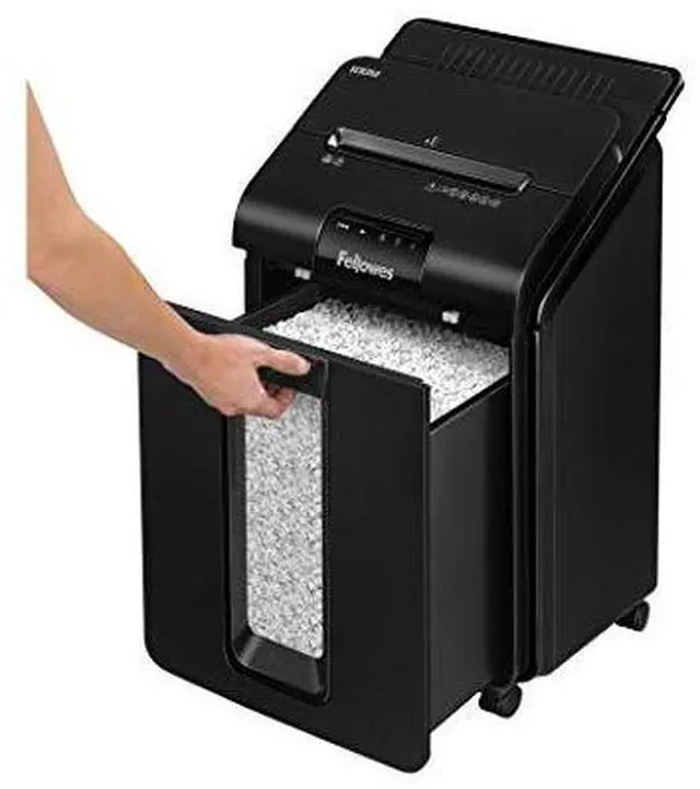 Alt view image 20 of 20 - Fellowes Auto Feed Micro-Cut Shredder, 100 Auto/10 Manual Sheet Capacity 4629001