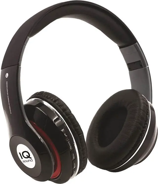 Alt view image 6 of 7 - SUPERSONIC IQ-130BT-BLK Wireless Bluetooth Hdphones Bl