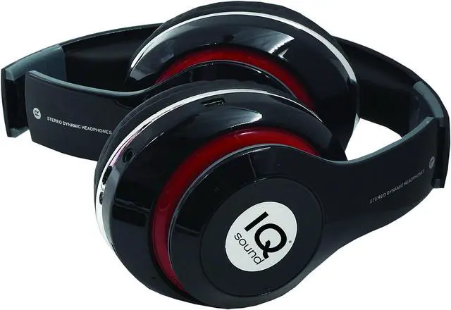 Alt view image 7 of 7 - SUPERSONIC IQ-130BT-BLK Wireless Bluetooth Hdphones Bl