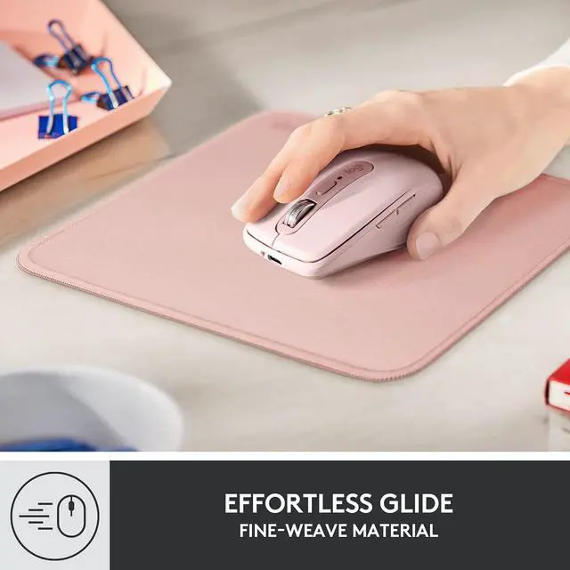 Alt view image 11 of 20 - Logitech Mouse Pad - Dark Rose