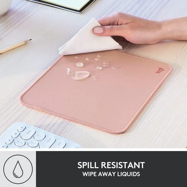 Alt view image 12 of 20 - Logitech Mouse Pad - Dark Rose