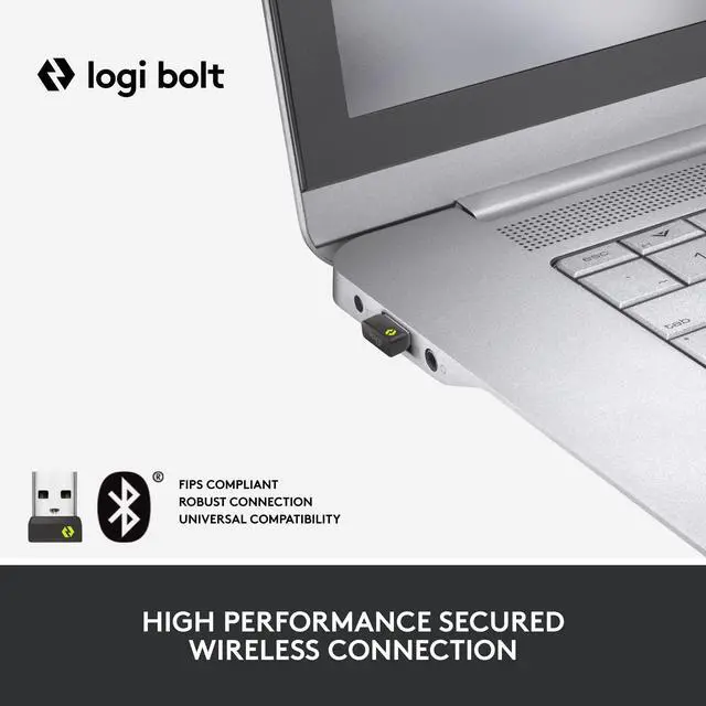 Alt view image 7 of 11 - Logitech Signature M650 Mouse - Wireless - Bluetooth/Radio Frequency - Off White - USB - 4000 dpi - Scroll Wheel - Medium Hand/Palm Size - Right-handed Only