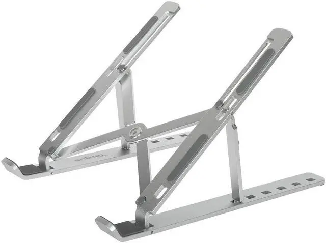 Alt view image 6 of 11 - Targus Portable Ergonomic Laptop/Tablet Stand - Up to 15.6" Screen Support - Portable - Aluminum - Silver - AWE810GL