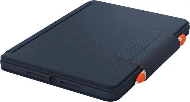 Alt view image 17 of 20 - Logitech Rugged Combo 3 Rugged Keyboard/Cover Case Apple iPad (7th Generation), iPad (8th Generation) Tablet - Blue