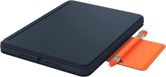 Alt view image 18 of 20 - Logitech Rugged Combo 3 Rugged Keyboard/Cover Case Apple iPad (7th Generation), iPad (8th Generation) Tablet - Blue