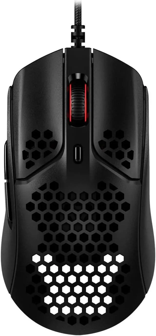 Alt view image 15 of 20 - HyperX - Pulsefire Haste Wired Optical Gaming Mouse with RGB Lighting - Black and black