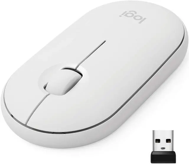 Alt view image 13 of 20 - Logitech Pebble M350 Mouse Rf Wireless+Bluetooth Optical 1000 Dpi Ambidextrous