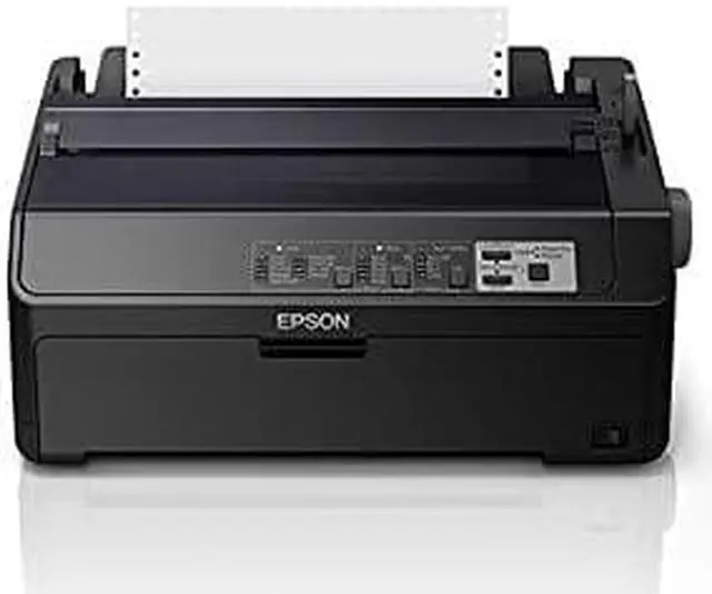 Alt view image 4 of 8 - Epson C11CF39202 LQ-590II NT 24-pin Dot Matrix Printer - Monochrome - 584 cps Mono - USB - Parallel - Serial - Fast Ethernet