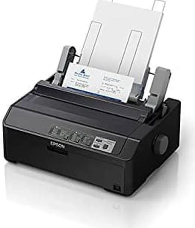 Alt view image 7 of 8 - Epson C11CF39202 LQ-590II NT 24-pin Dot Matrix Printer - Monochrome - 584 cps Mono - USB - Parallel - Serial - Fast Ethernet