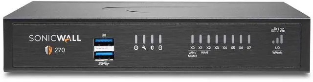 Alt view image 7 of 20 - SonicWall TZ270 Firewall (Gen 7) w/ Secure Upgrade Plus (2-Year Advanced Protection Security Suite) | 02-SSC-6844