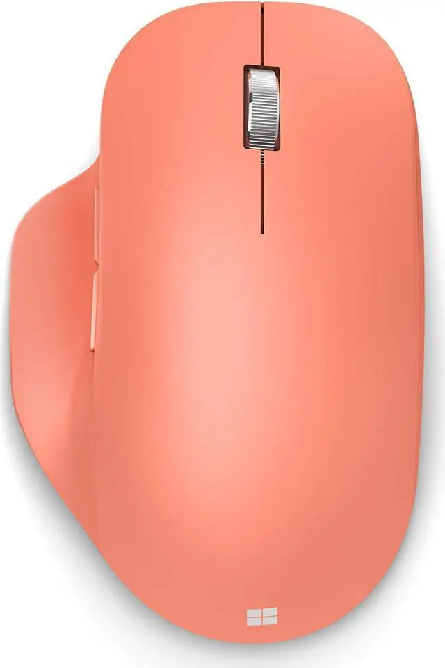 Alt view image 7 of 8 - Microsoft Bluetooth Ergonomic Mouse - Peach - with comfortable Ergonomic design, thumb rest, up to 15months battery life. Works with Bluetooth enabled PCs/Laptops Windows/Mac/Chrome computers