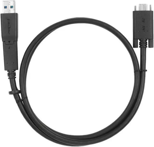 Alt view image 12 of 18 - Targus 1M USB-C Male with Screw to USB-C Male Cable with USB-A Tether ACC1133GLX