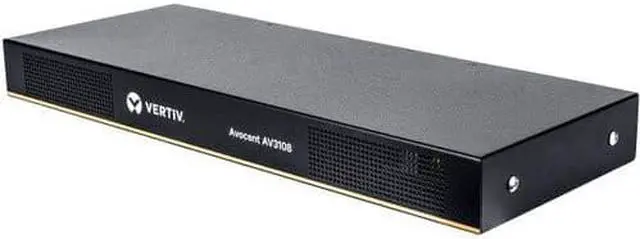 Alt view image 7 of 11 - Vertiv Avocent AV3000 8-Port KVM Over IP Switch AV3108400