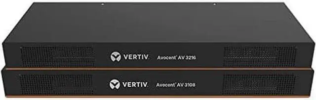 Alt view image 10 of 11 - Vertiv Avocent AV3000 8-Port KVM Over IP Switch AV3108400
