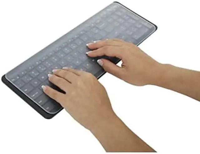 Alt view image 3 of 10 - Targus Universal Silicone Keyboard Cover LARGE 3 pack AWV337GL
