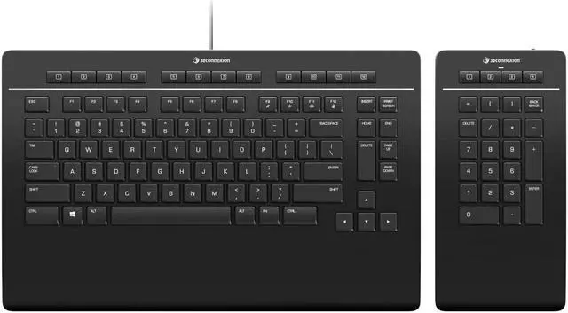 Alt view image 5 of 7 - 3Dconnexion Keyboard Pro with Numpad, US (QWERTY)