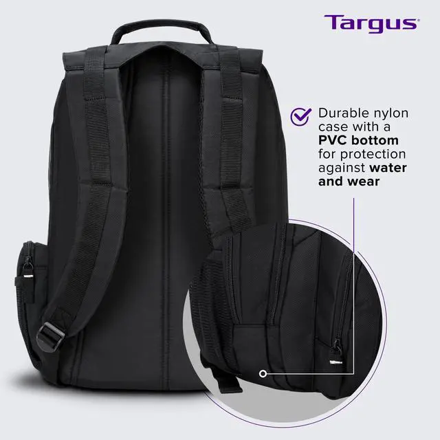 Alt view image 10 of 15 - Targus 17" Groove Backpack (Black) - CVR617