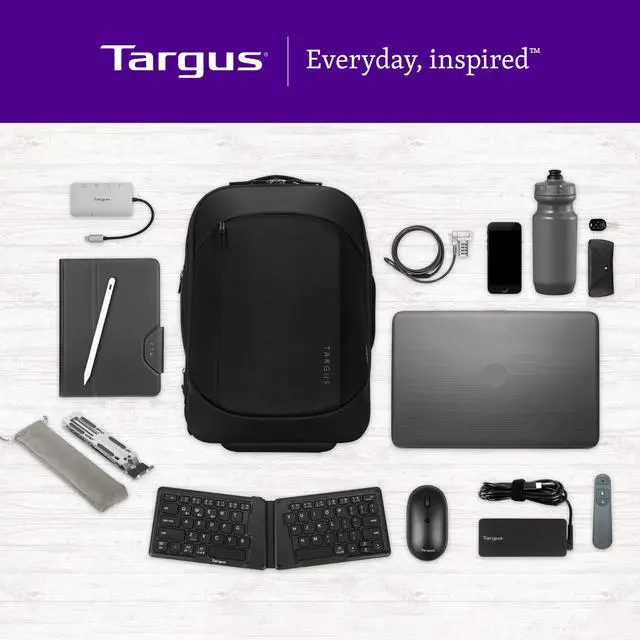 Alt view image 14 of 15 - Targus 17" Groove Backpack (Black) - CVR617