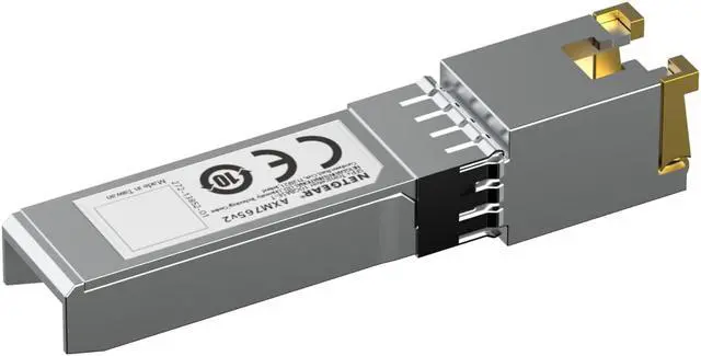 Alt view image 10 of 13 - NETGEAR SFP+ Transceiver, converts SFP+ ports to copper 10GBase-T up to 80 meters | AXM765