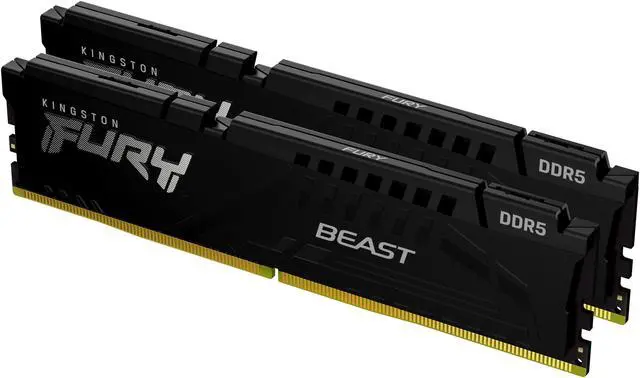 Alt view image 8 of 8 - Kingston Fury Beast 16GB 2 x 8GB DDR5 SDRAM Memory Kit KF556C40BBK216