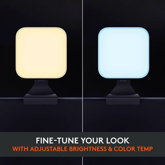 Alt view image 7 of 7 - for Creators Litra Glow Premium LED Streaming Light with TrueSoft- Computer lighting for video conferencing, Zoom meetings, with adjustable mount and desktop app control for PC/Mac - Graphite