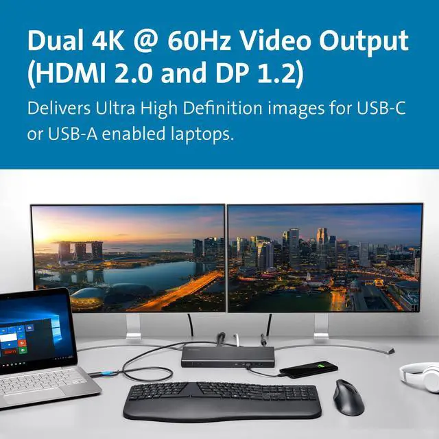 Alt view image 18 of 20 - Kensington Sd4750p Docking Station