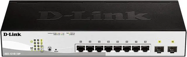 Alt view image 10 of 16 - D-Link Dgs-1210-10P Web Smart Switch