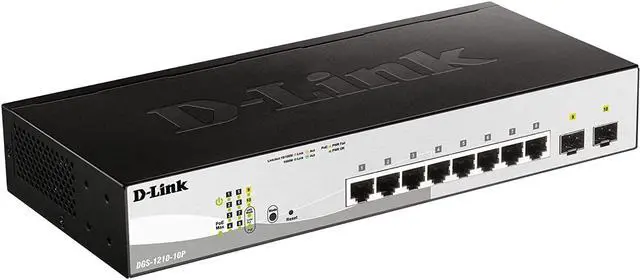 Alt view image 11 of 16 - D-Link Dgs-1210-10P Web Smart Switch