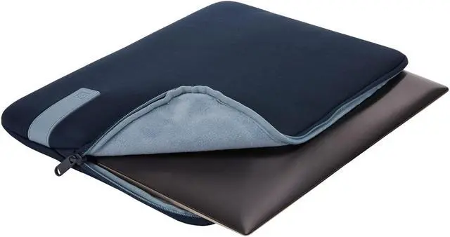 Alt view image 15 of 17 - Case Logic Reflect Refpc-113 Dark Blue Carrying Case (Sleeve) For 13.3" Notebook - Dark Blue