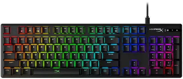 Alt view image 20 of 20 - HyperX Alloy Origins - Mechanical Gaming Keyboard - HX Red - US Layout
