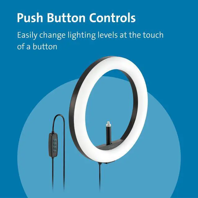 Alt view image 8 of 11 - Kensington K87653WW Ring Light w Webcam Mount