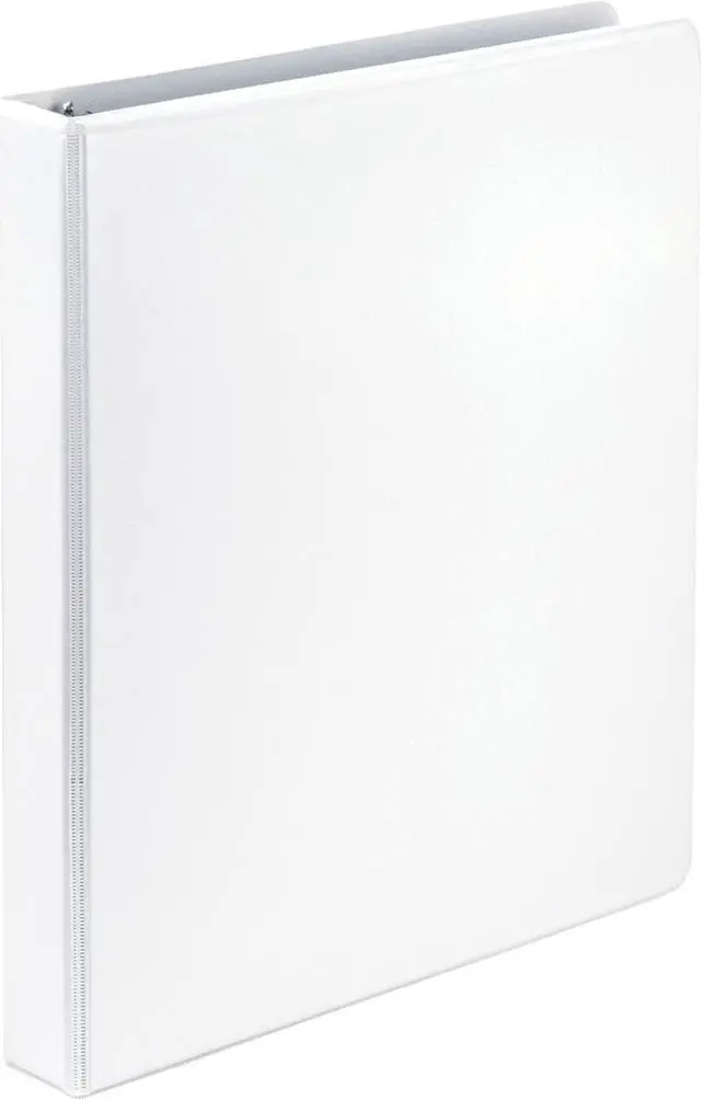 Alt view image 6 of 8 - Samsill Economy 1" 3 Round Ring View Binder 12 Pack White I008537C