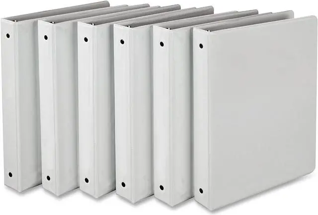 Alt view image 7 of 7 - Samsill Economy View Binder 1" Cap Holds 225pgs 6/CT WE I08537